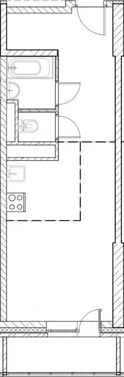 Квартира, 1 комната, 32.5 м - Фото 1