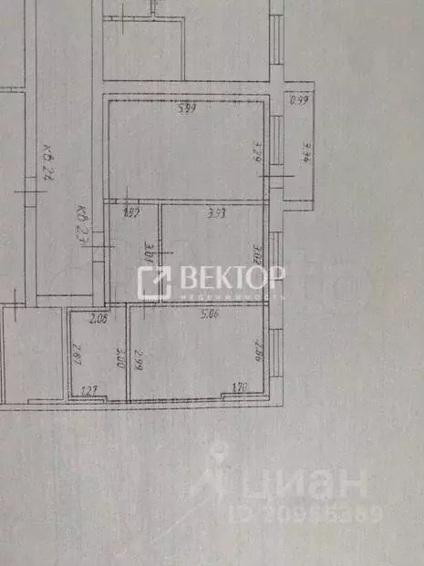 2-к кв. Ивановская область, Кохма ул. Московская, 49 (63.0 м) - Фото 1