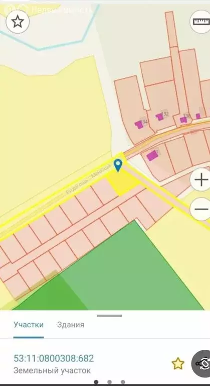 Участок в Ермолинское сельское поселение, деревня Видогощь (10 м) - Фото 1