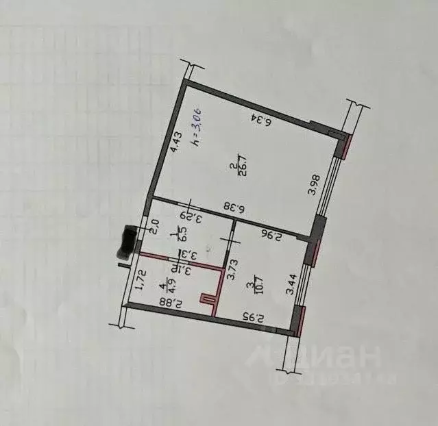 1-к кв. Московская область, Химки ул. Лавочкина, 13к2 (48.8 м) - Фото 2