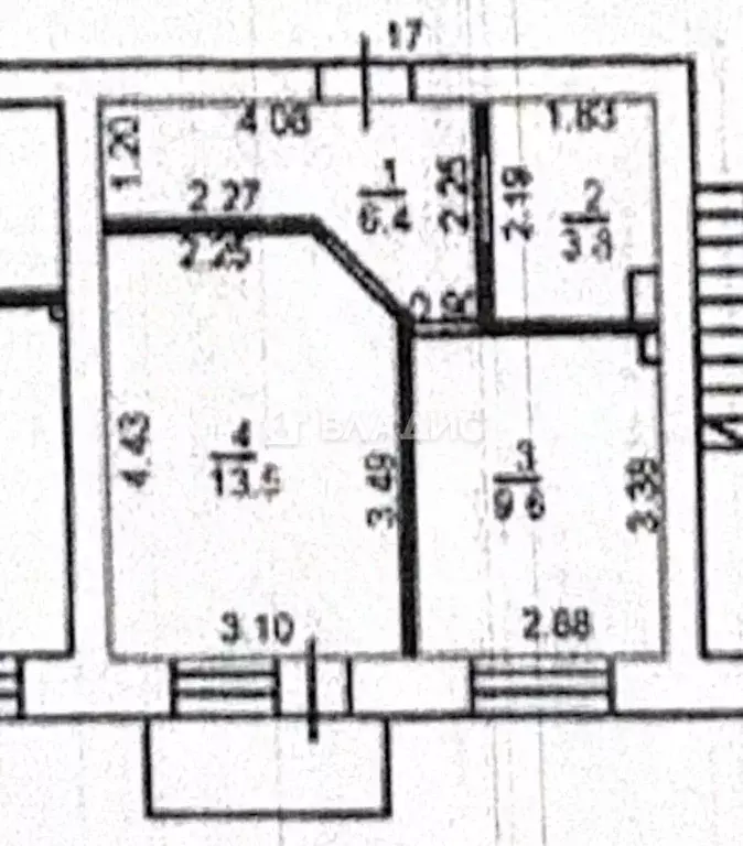 1-к кв. Бурятия, Улан-Удэ ул. Имени Д.Ц. Дашиева, 2 (33.3 м) - Фото 2
