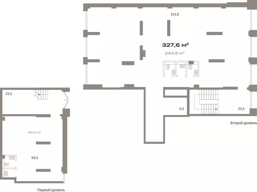 Помещение свободного назначения (327.57 м) - Фото 1