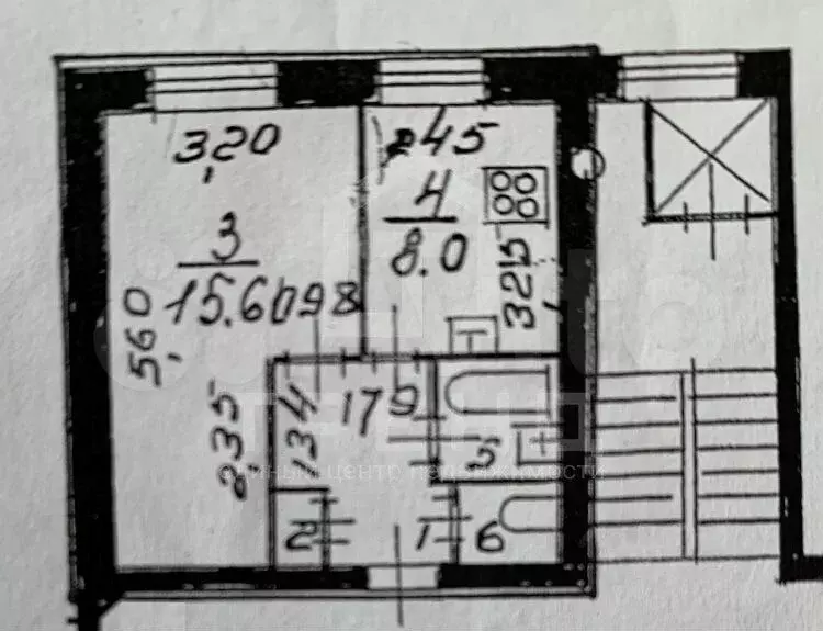 1-к. квартира, 31 м, 3/9 эт. - Фото 0