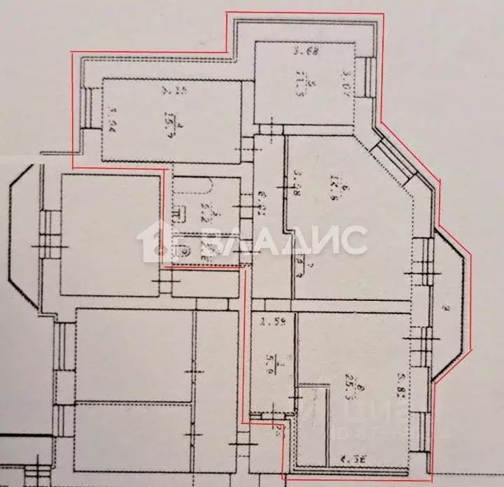 4-к кв. Новосибирская область, Новосибирск ул. Кошурникова, 2/1 (99.1 ... - Фото 1