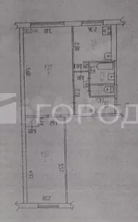 2-к. квартира, 44,3 м, 1/5 эт. - Фото 0