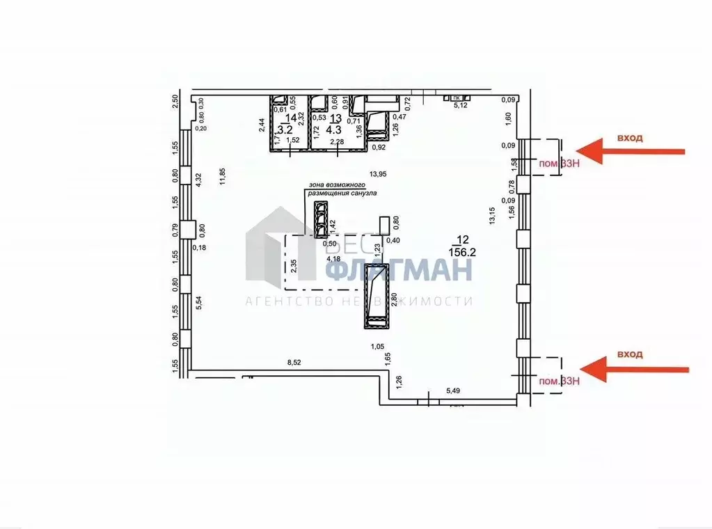 Помещение свободного назначения в Москва Тагильская ул., 2к1 (164 м) - Фото 1