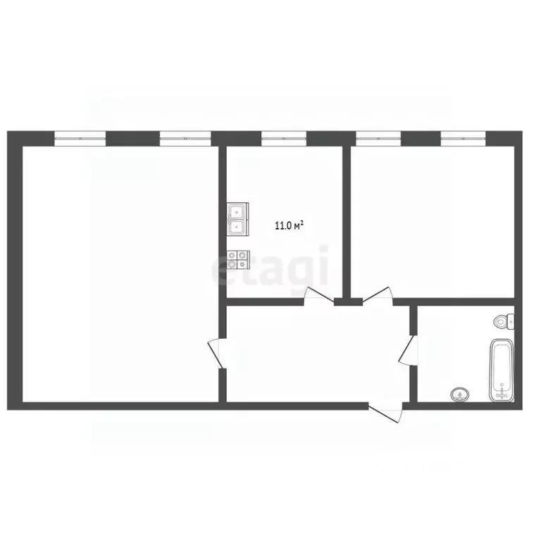 2-к кв. Крым, Евпатория ул. Демышева, 10 (86.0 м) - Фото 2