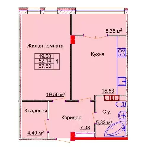 1-к кв. Ивановская область, Иваново Лежневская ул., 98 (57.5 м) - Фото 0