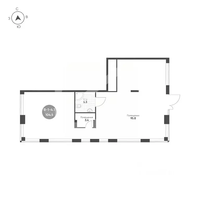 Помещение свободного назначения в Москва ул. Петра Кончаловского, 7к4 ... - Фото 2
