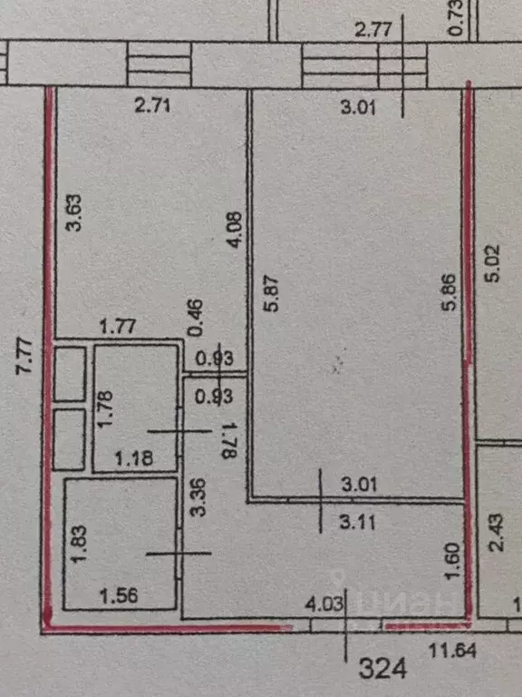 1-к кв. Ленинградская область, Всеволожский район, д. Новое Девяткино ... - Фото 1