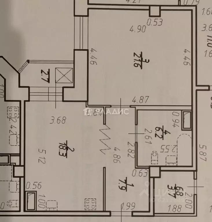 2-к кв. Ленинградская область, Кудрово г. Всеволожский район, ... - Фото 2