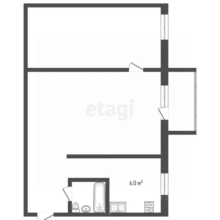 2-к кв. Вологодская область, Сокол Советская ул., 60 (40.9 м) - Фото 1