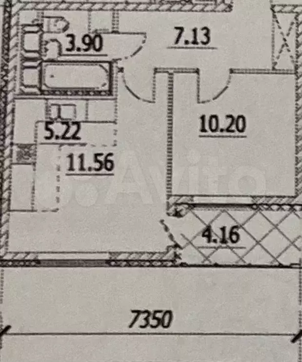2-к. квартира, 37,5 м, 11/15 эт. - Фото 0