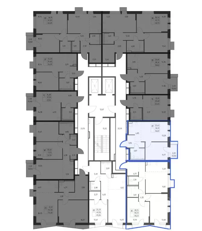 2-к кв. Московская область, Балашиха Авиаторов мкр, ул. Колдунова, 1 ... - Фото 2