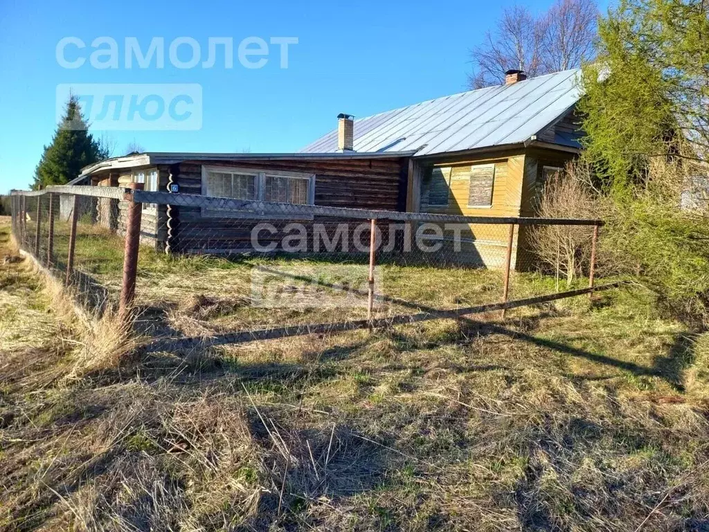 дом в вологодская область, сямженский муниципальный округ, д. соболиха . - Фото 1