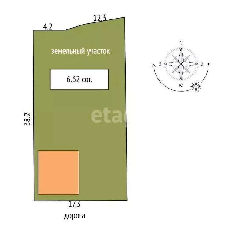 Участок в Прохладный, Красноармейская улица (6.62 м) - Фото 1