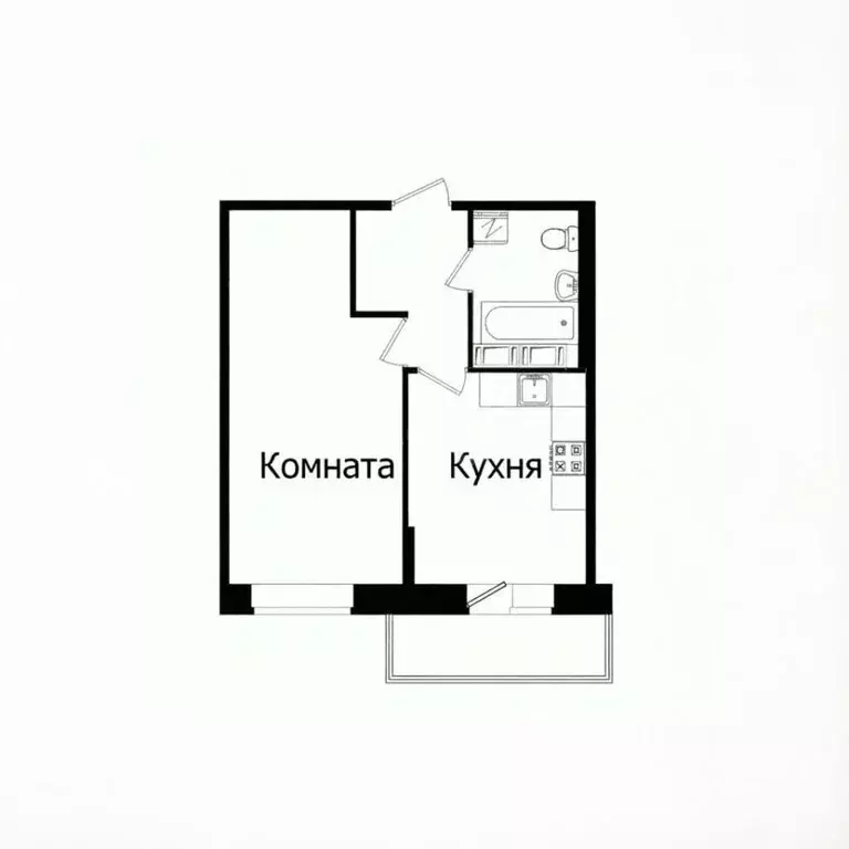 1-к кв. Ярославская область, Ярославль Корабельная ул., 20 (28.6 м) - Фото 1