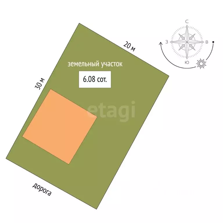 Дом в Ульяновская область, Ульяновск Дендрарий СНТ, 601 (60 м) - Фото 2