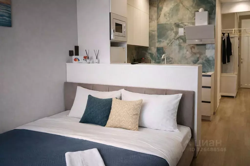 Студия Крым, Ялта ул. Войкова, 39Ак2 (29.0 м) - Фото 2