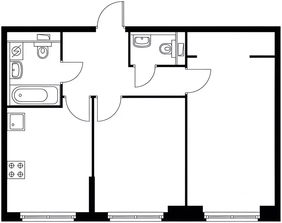 2-к кв. Московская область, Красногорск городской округ, пос. ... - Фото 2
