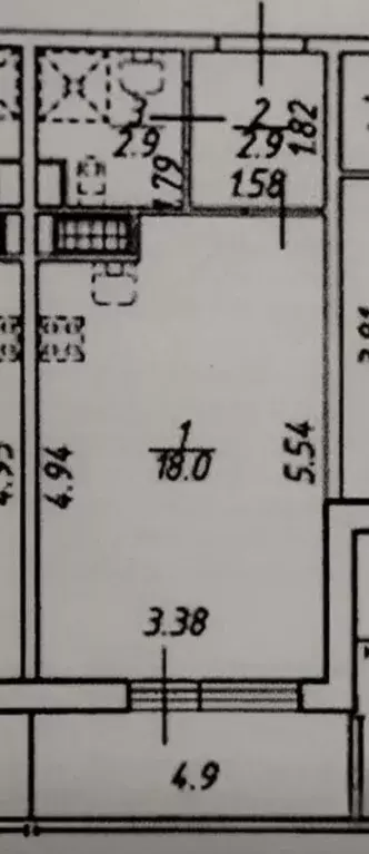 Студия Ленинградская область, Мурино Всеволожский район, бул. ... - Фото 1