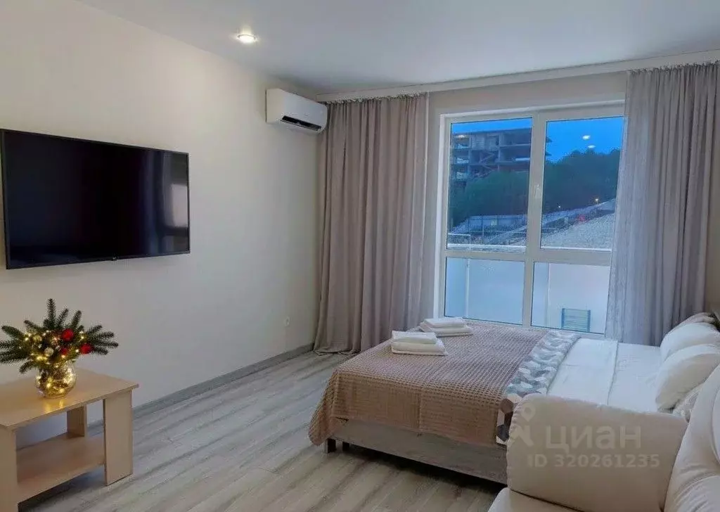 1-к кв. Крым, Ялта муниципальный округ, Виноградное пгт ш. ... - Фото 2