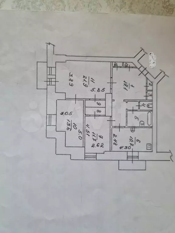 3-к. квартира, 84,4 м, 2/4 эт. - Фото 0