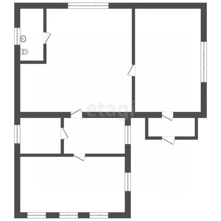 Дом в Челябинская область, Южноуральск Комсомольский пер., 4 (56 м) - Фото 2