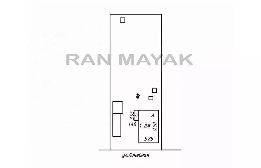 Участок в Адыгея, Майкоп Линейная ул., 34 (6.12 сот.) - Фото 2