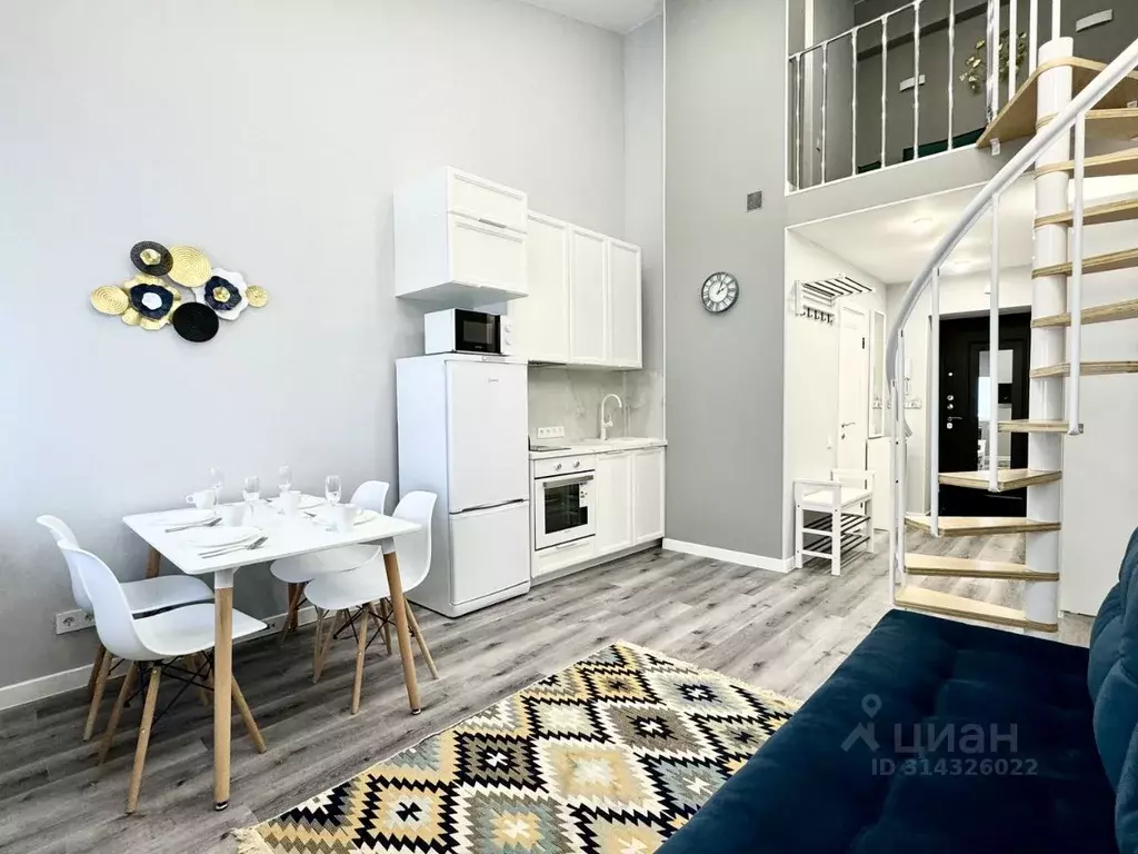 Студия Санкт-Петербург ул. Шкапина, 24Б (35.0 м) - Фото 0