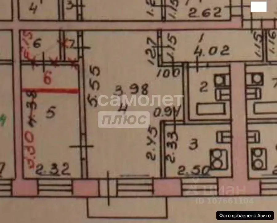2-к кв. Липецкая область, Липецк ул. Циолковского, 3/2 (44.6 м) - Фото 2