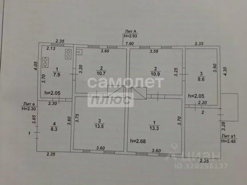 Дом в Воронежская область, Бобров Пролетарская ул., 31 (100 м) - Фото 1