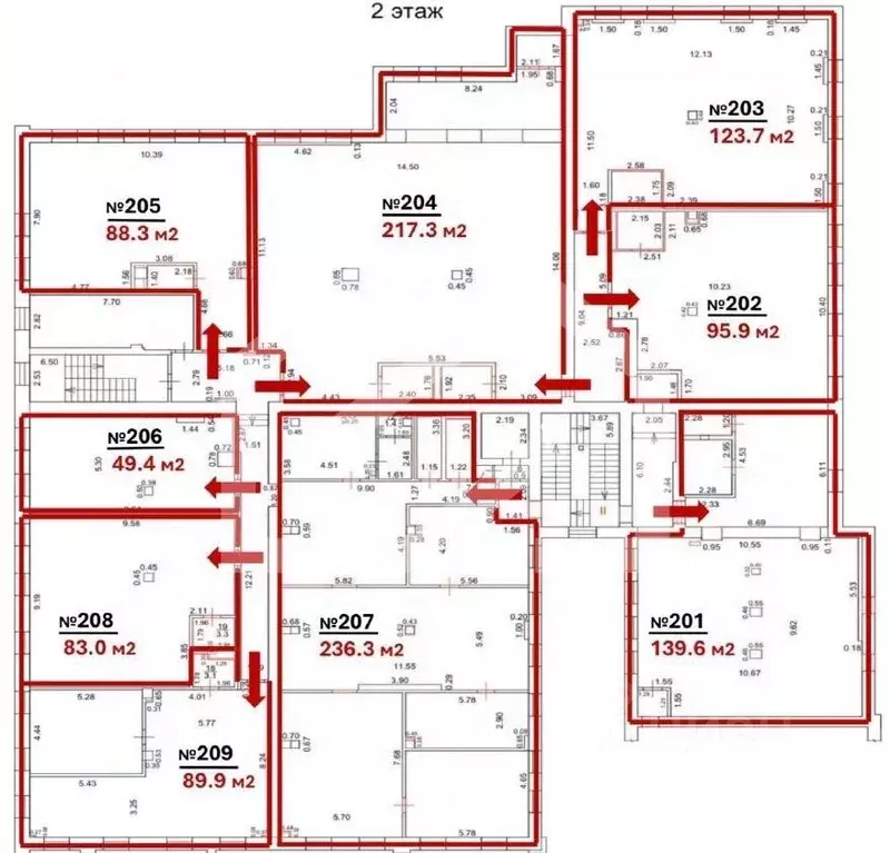 Помещение свободного назначения в Москва Колодезный пер., 3С25 (306 м) - Фото 2