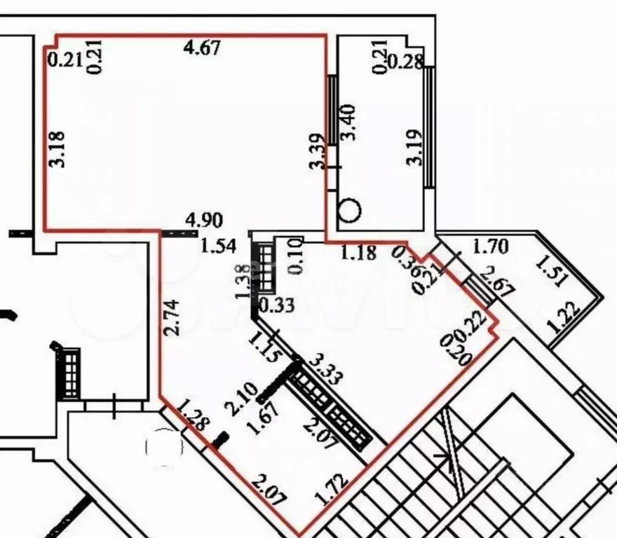1-к кв. Севастополь ул. Тараса Шевченко, 49к2 (38.0 м) - Фото 2