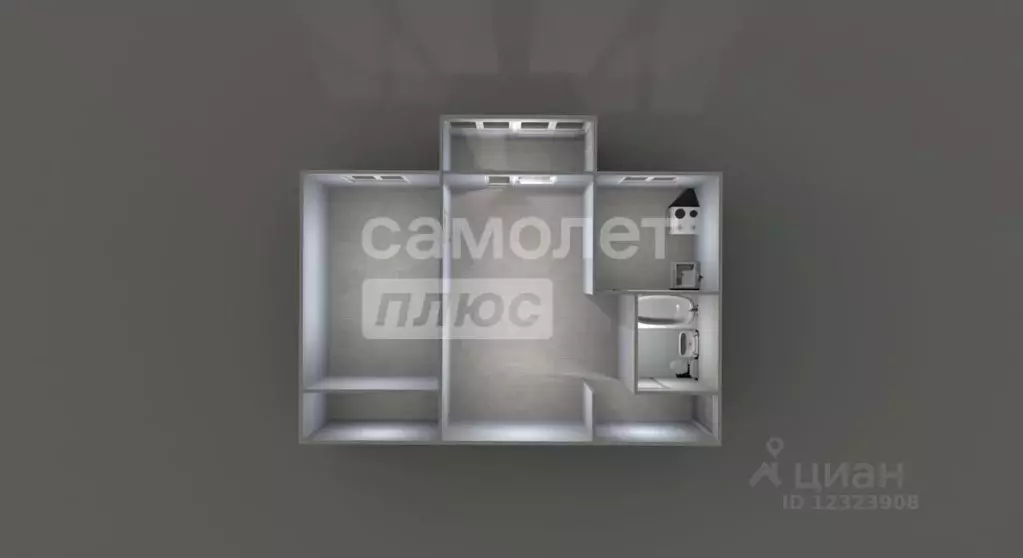 2-к кв. Московская область, Подольск Февральская ул., 42/24 (42.6 м) - Фото 2