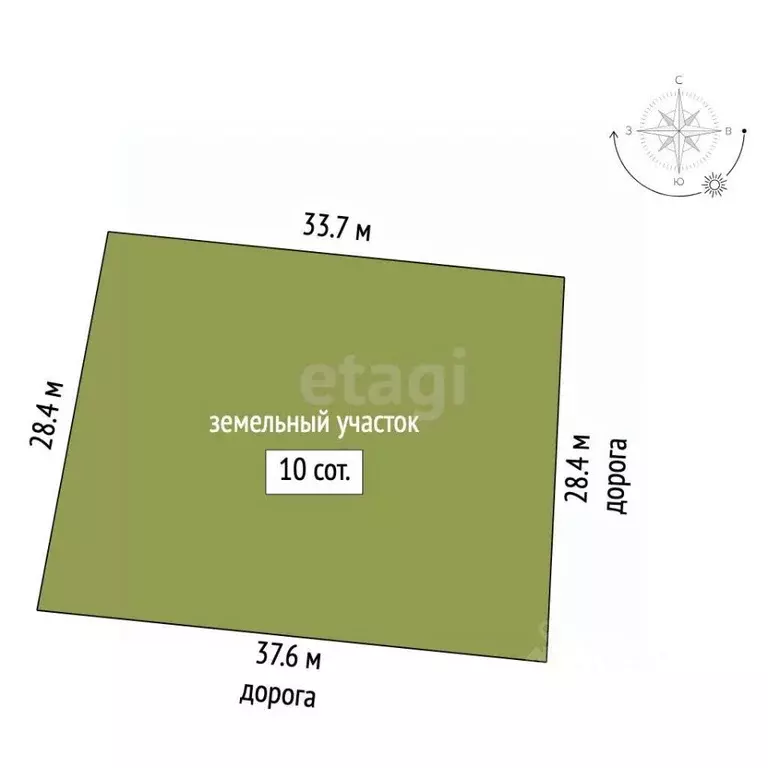 Участок в Севастополь с. Передовое, ул. Нагорная (10.0 сот.) - Фото 2