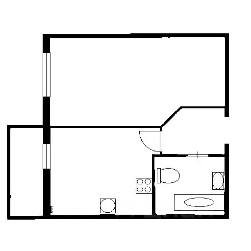 1-к кв. Ленинградская область, Мурино Всеволожский район, ул. ... - Фото 2