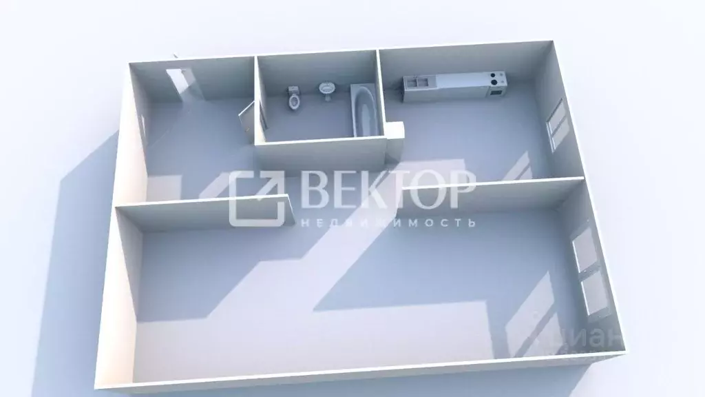 1-к кв. Костромская область, Кострома ул. Титова, 9 (31.6 м) - Фото 1