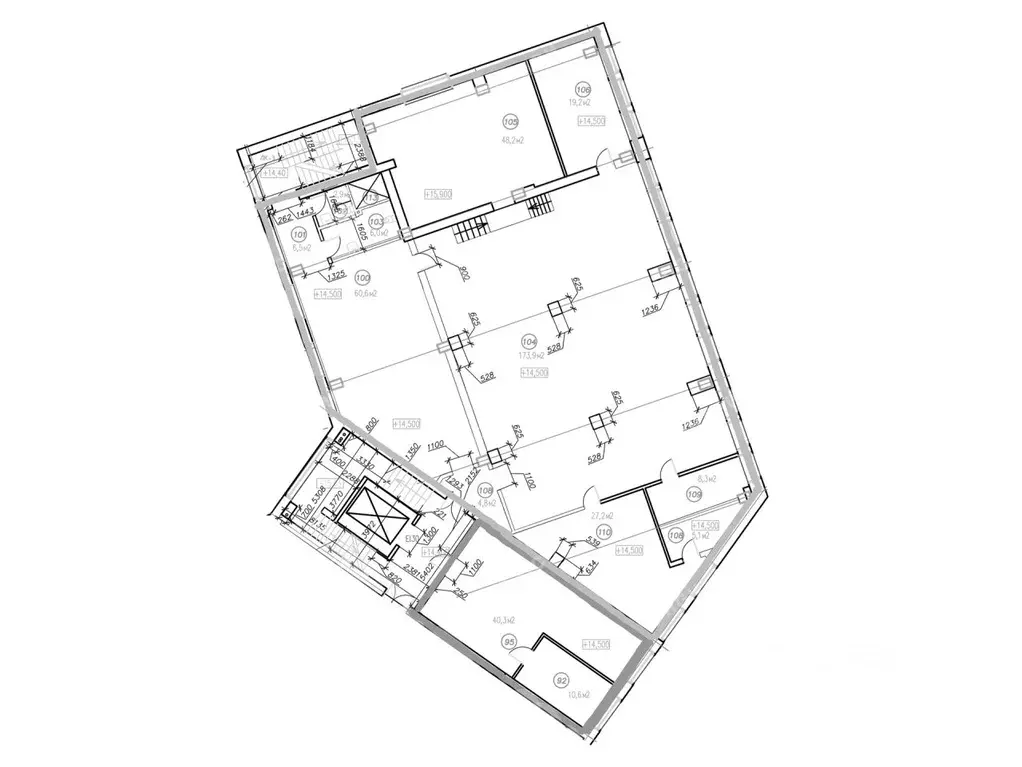 Офис в Санкт-Петербург ул. Моисеенко, 22литЗ (460 м) - Фото 2