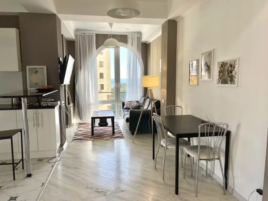 2-к кв. Краснодарский край, Сочи Новый Сочи мкр, ул. Цюрупы, 4Б (45.0 ... - Фото 2