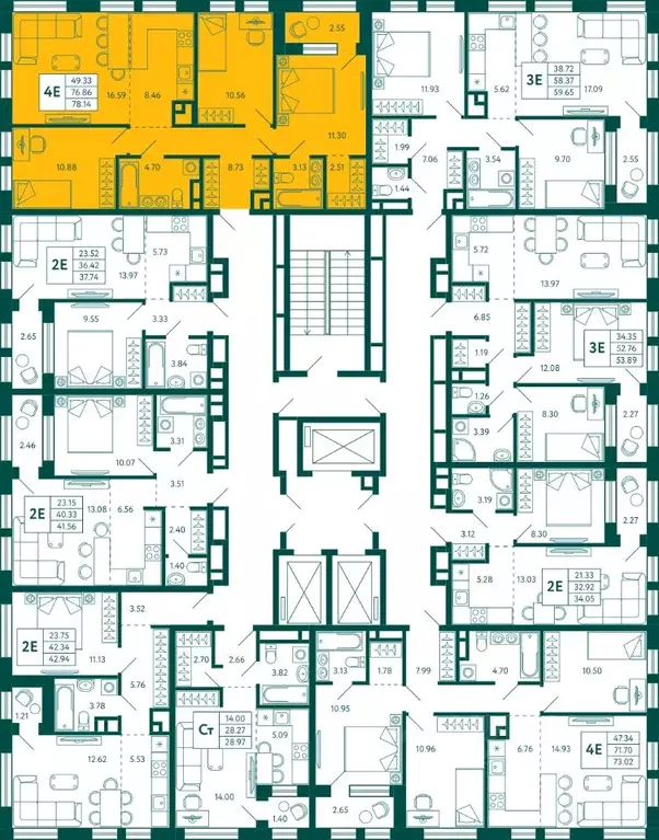 3-к кв. Башкортостан, Уфа Зеленая Роща жилрайон, Терле Парк жилой ... - Фото 2