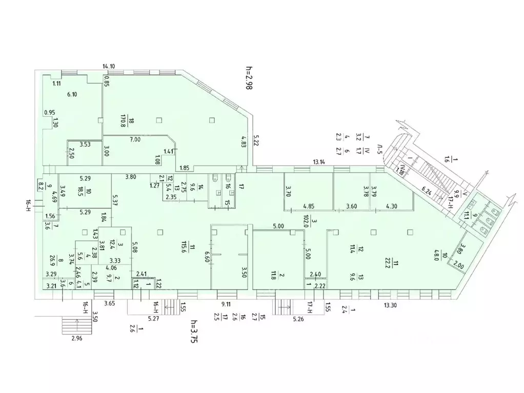 Офис в Санкт-Петербург Воронежская ул., 5 (588 м) - Фото 2