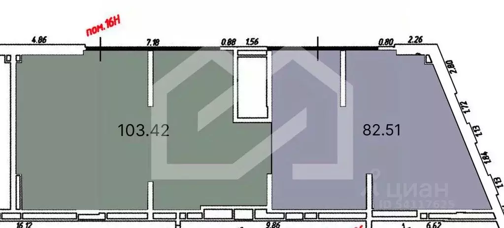 Помещение свободного назначения в Москва Автозаводская ул., 26/1 (103 ... - Фото 2
