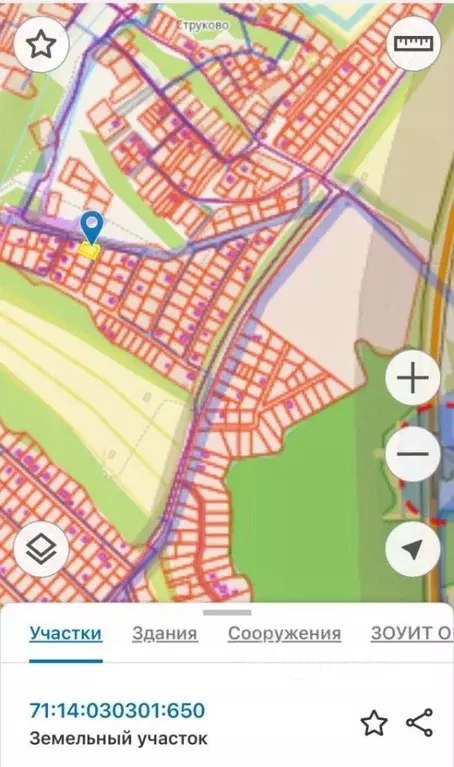 Участок в Тульская область, Тула городской округ, д. Струково проезд ... - Фото 1