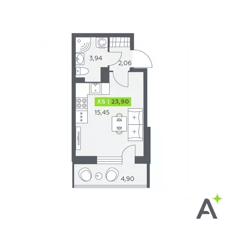 Студия Ленинградская область, Всеволожский район, Заневское городское ... - Фото 1
