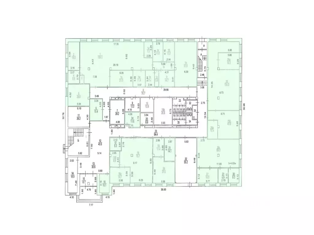 Офис в Москва Загородное ш., 1 (833 м) - Фото 1