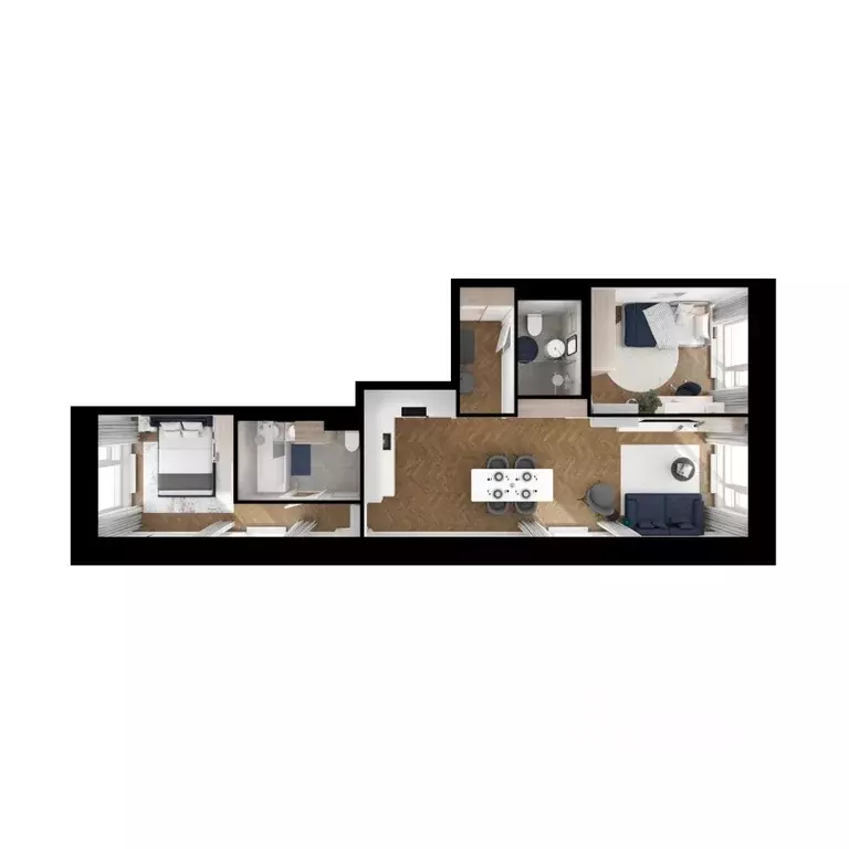2-к кв. Бурятия, Улан-Удэ Советская ул., 6/2 (60.45 м) - Фото 1