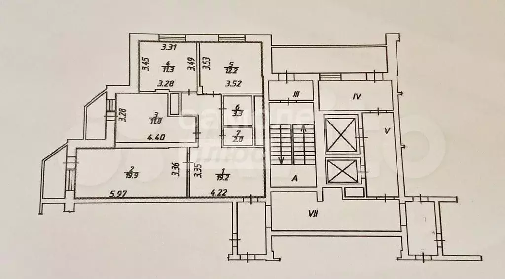 3-к. квартира, 80 м, 2/16 эт. - Фото 0