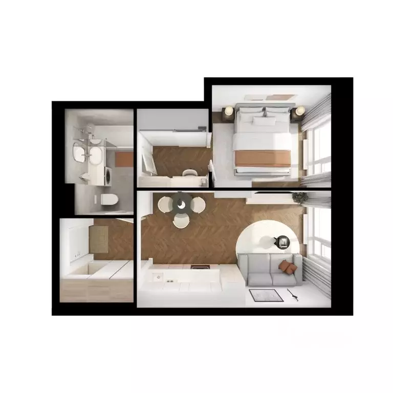1-к кв. Бурятия, Улан-Удэ Советская ул., 6/2 (35.96 м) - Фото 1