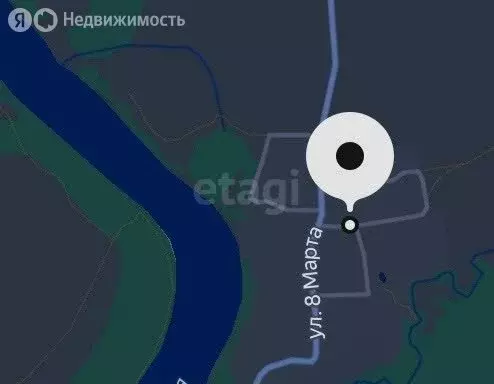 Участок в село Охлебинино, улица 8 Марта (8.5 м) - Фото 1